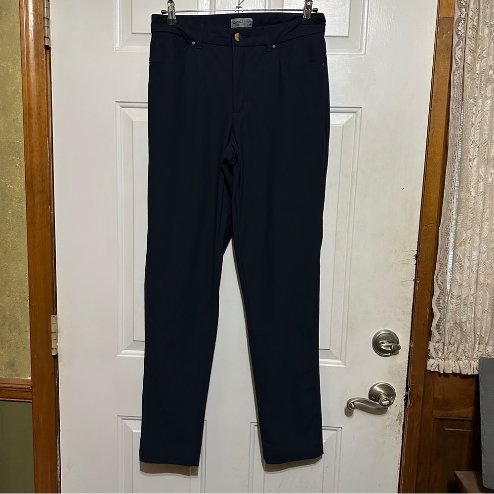 VRST Men's Limitless 4-Way Stretch 5 Pocket Athletic Fit Pant, Size 32 X 34 Navy